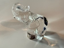 Mint Signed Steuben Rare Baby Elephant #8826 by Joel Smith Sculpture Figurine picture