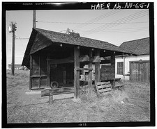 Photo:Fallon Nevada Truckee-Carson Irrigation District Saw Shed 1920s HAER picture