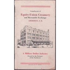 Vintage Equity-Union Creamery Aberdeen South Dakota By-Laws Booklet Illustrated picture