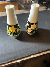Vintage Mikasa Summer Nights Salt and Pepper Shakers with Stoppers picture