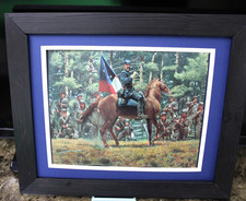 Civil War LG CUSTOM Framed Matted Print THERE STANDS JACKSON LIKE A STONEWALL picture