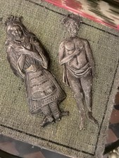 Pair of large Italian ex-voto. Silver, circa 188Antique Italian 1800’s picture