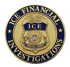 ICE Financial Investigations Challenge Coin picture
