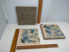 33 Vtg Liberty of London Paper Napkins Set Lot in Box Wildflowers Scalloped 7