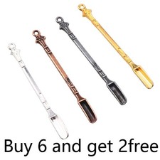 6Pcs Stainless Steel Spoon Home Tool Antique Style Spatula Spoon Scoop As Gift picture