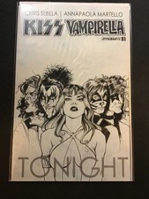 Kiss/Vampirella #2 B&W Cover picture
