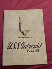 USS Intrepid Cruise Book History Yearbook 1954-1955 USN Navy picture