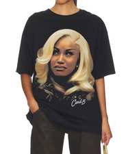 Hot Shaping Cardi B Blonde Short Sleeve Black Size S-234XL Men shirt picture