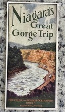 Vintage 1927 Niagara Gorge RR Co Niagara Falls Great Gorge Train Trip Brochure picture