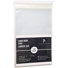 1000 Comic Book Bags for Current/Modern Resealable Premium Sleeves Full Case picture