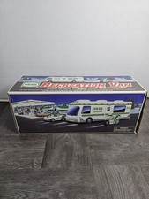 New 1998 Hess Recreation Van w/ Dune Buggy & Motorcycle, Original Box,  picture