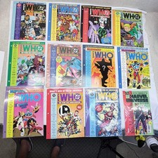 DC Who's Who in the DC Universe & Impact Comics Loose Leaf Lot 12 Issues 1991-93 picture