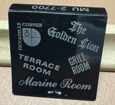 Olympic Hotel, Seattle, WA Matchbook, Circa 1960's Vintage, Unstruck, Nicee picture
