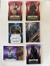 2025 Star Wars Masterwork 5 Card Lot -  (3) /25  (1) /50 (1) /99 Auto picture