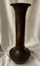 Roycroft Metal Shop American Beauty Vase copper Vase 19” picture