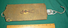 Antique Brass Chatillon’s Improved Circular Spring Balance 30 LB Milk Scale picture