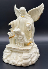 Lefton Porcelain Guardian Angel Amazing Grace Music Box - 7