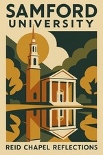 Samford University Reid Chapel Poster Premium Art Print 16x24in 🖼️ picture