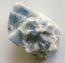 86g Natural Blue Calcite Crystal Cabinet Display Specimen picture