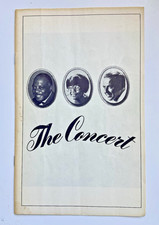 1975 THE CONCERT Sinatra Ella Fitzgerald Count Basie Uris Theatre B’way Program picture