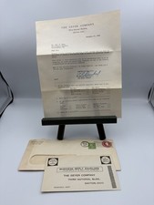Early Aviation Letter 1932 The Geyser Company  picture