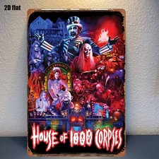 [Horror-Themed Artwork] Tin Metal Signs Home Décor, '1008 Corpses' Horror-Themed picture