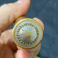 antique tool push drill patented 1869 Johnson & Tainter's brass vintage picture