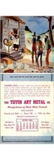 Tiffin Art Metal Co 1952 Advertising Blotter Paul Webb Hillbilly Illustration picture