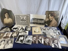 Vintage Photo Lot 1920s-60s Black White Studio Portrait Catholic School Ephemera picture