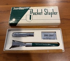 Vintage Duo-Fast Promotional Pocket Stapler w/ Original Box picture