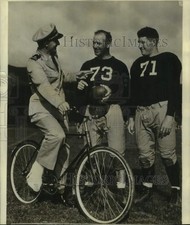1942 Press Photo Ensign Bobby Grayson, Lt. Larry Stevens & Lt. Pete Carlston picture