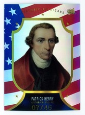 Patrick Henry 2023 Pieces of the Past Premium /45 #53 Flag 074324 picture