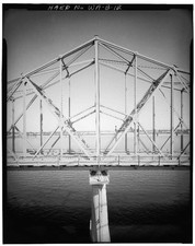 Pasco Kennewick Bridge Washington 1940s Cantilever Span Side Elevation picture