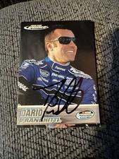Signed Trading Card Indy 500 Car Indianapolis Dario Franchitti picture
