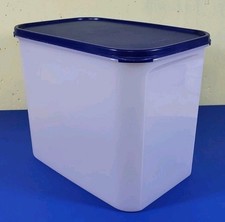 Tupperware Modular Mates Rectangle CONTAINER #4 HOLDS 37 CUPS OF STORAGE NEW picture