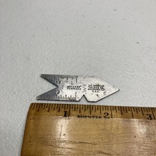 The American Caliper Co. Center Gage 60 Degree Fishtail - vintage tempered USA picture