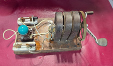 Vintage Dynamo Scientific Hand Crank Generator Magneto Light Instrument picture