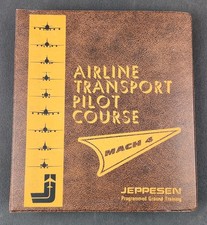 Vintage Jeppesen Airline Transport Pilot Course Mach4 Programmed Ground Training picture
