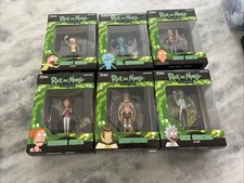 Rick And Morty Figurines Includes Rick Sanchez Lot Of 6 All New Sealed  picture
