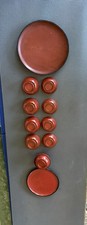 Lot Of Old japanese Lacquer Plates And Bowls picture