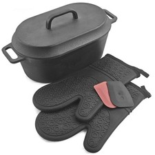 4.5QT Cast Iron Loaf Oven Pan - 11.3