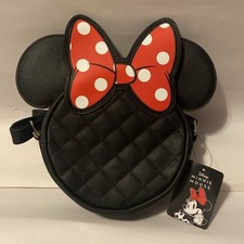 Bioworld Disney Minnie Mouse With Bow Crossbody Purse NWT picture