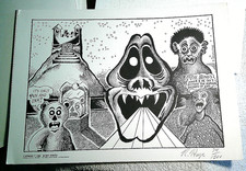 Rory Hayes print hand signed 1980 from portfolio underground ART 39/1200 picture