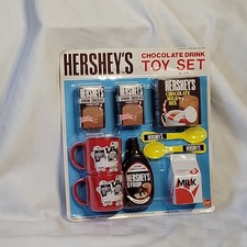 Vtg 1990 Hershey's Chocolate Drink Toy Set MOC  Sealed IN MAILER BOX - NOS picture