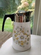 Vintage 1970 Corning Ware 10 Cup Floral Bouquet Decorative Server P-149-4 picture