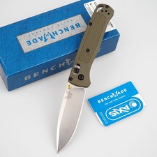 Benchmade 535-cstm Bugout Green Grivory Handle S30V AXIS® Lock Folding Knives picture