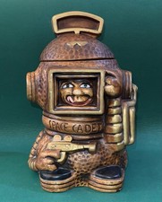Vintage California Originals Space Cadet Cookie Jar Astronaut Ceramic Canister picture