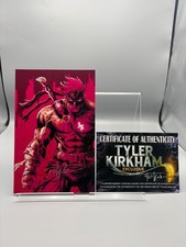 Final Boss 1 signed by Tyler Kirkham with COA picture