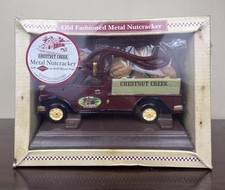 Metal Nutcracker Farm Truck NIB 2004 Chestnut Creek Old Fashioned Holidays Gift picture