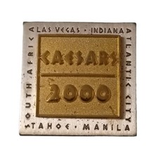 Caesars Palace 2000 Las Vegas Atlantic City Tahoe Travel Souvenir Pin picture
